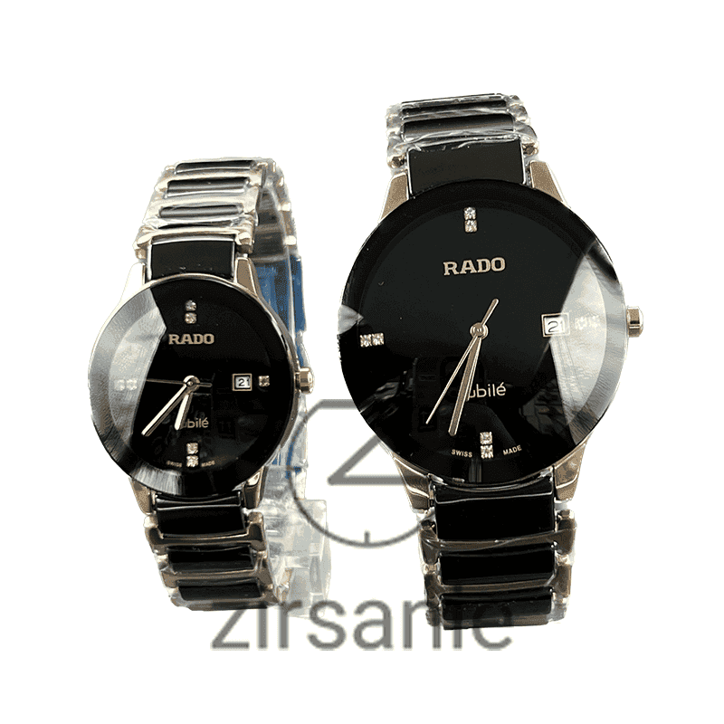ساعت مچی رادو سرامیکی (تکی و ست) Rado Ceramica Black Rosegold