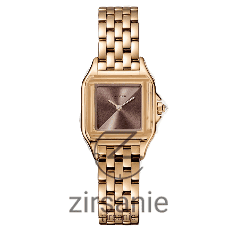 ساعت مچی زنانه کارتیر پنتر رزگلد Cartier Panthere Sunray Plum Rosegold
