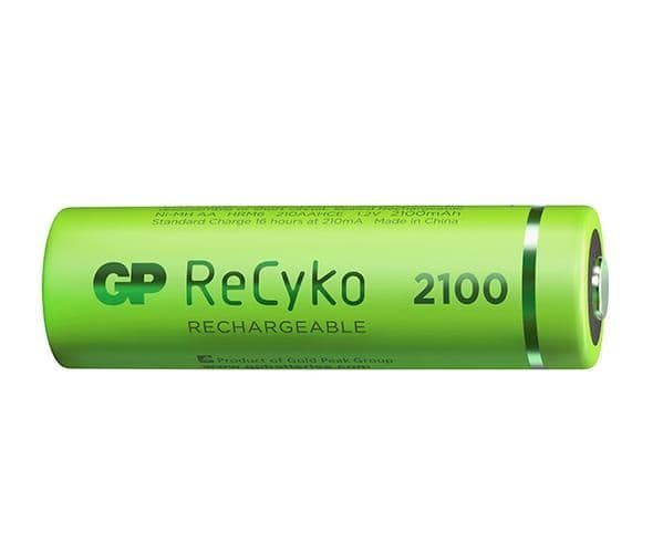 پک ۲ تایی باتری قلمی شارژی GP-2100MA