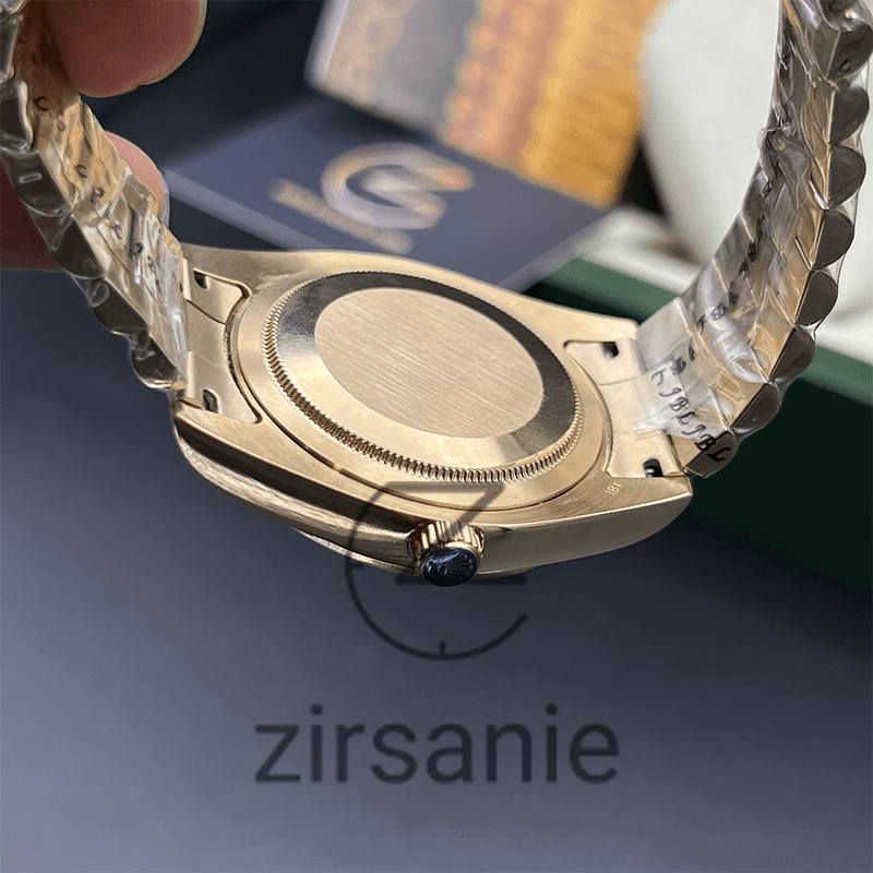 ساعت مچی مردانه رولکس دی دیت Rolex Day Date Golden Black — تصویر ۲