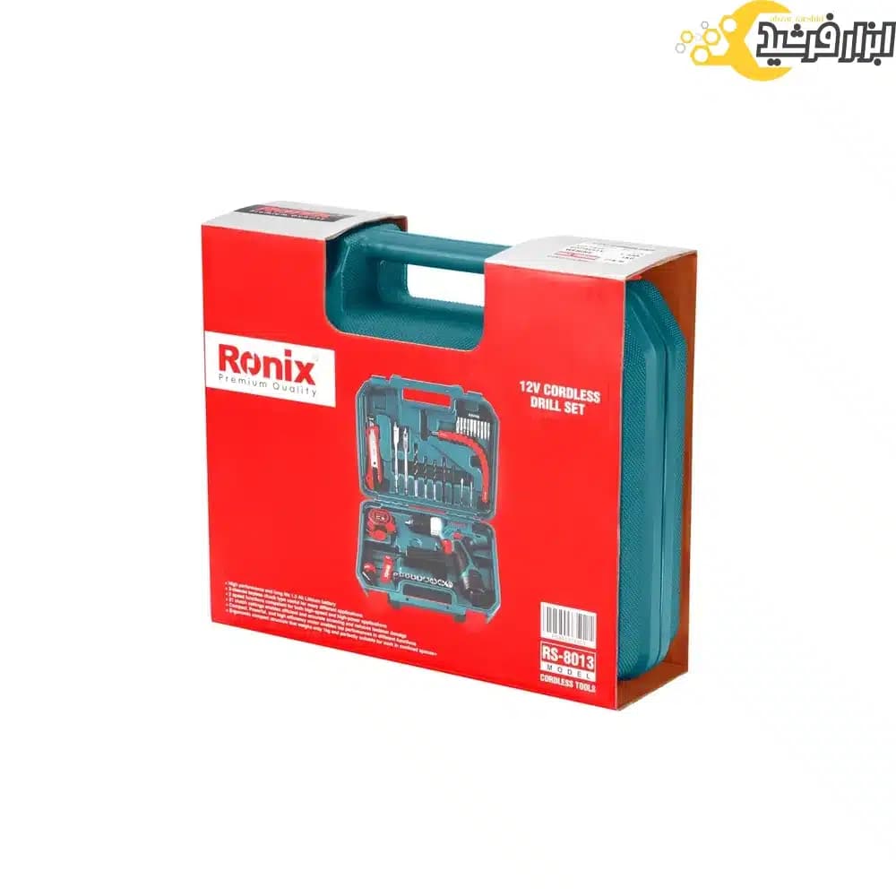 کیت دریل شارژی 12 ولت رونیکس مدل RS-8013 — تصویر ۳