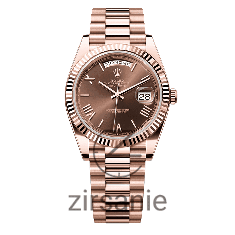 ساعت مچی مردانه رولکس دی دیت Rolex Day Date Rosegold Caffe
