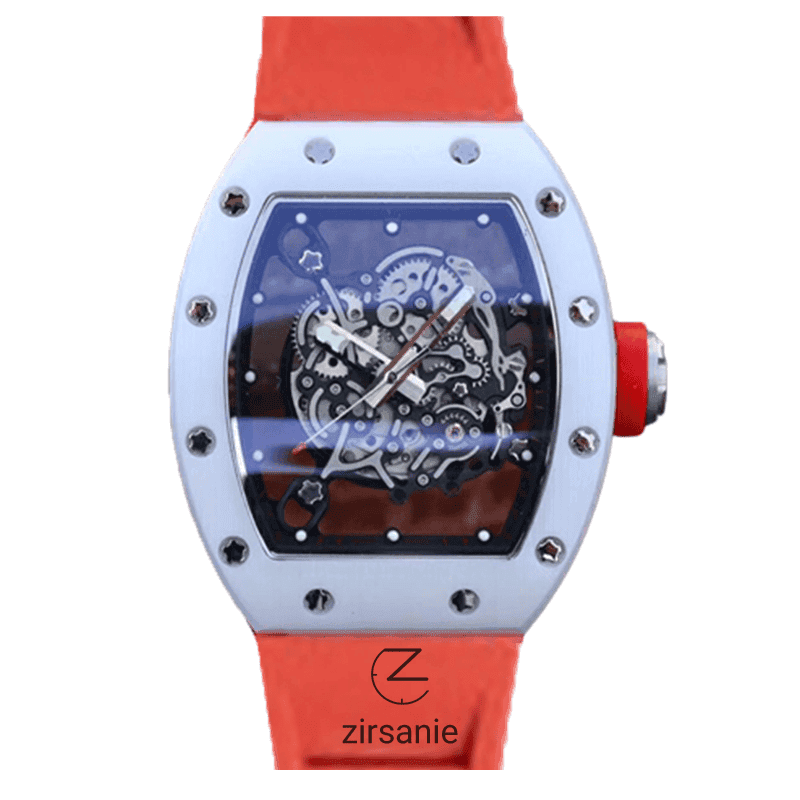 ساعت مچی مردانه ریچارد میل صفحه شفاف مدل Richard Mille RM 61-01 Red White