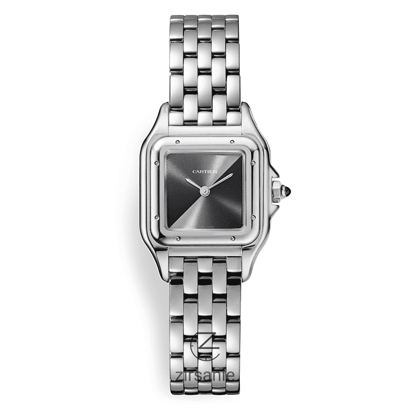ساعت مچی زنانه کارتیر صفحه مهندسی Cartier Panthere Sunray Plum Silver Gray