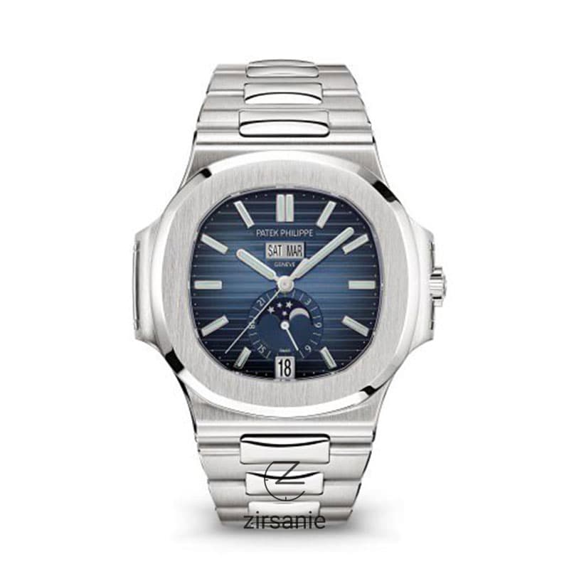 ساعت مچی مردانه پتک فیلیپ اتوماتیک Patek Philippe Steel Blue — تصویر ۶
