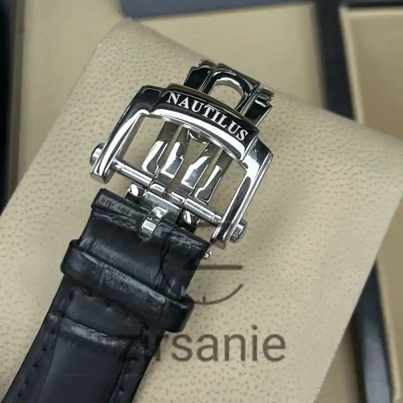 ساعت مچی مردانه پتک فیلیپ دو تقویم اتوماتیک Patek Philippe Two Automatic Calendars Black — تصویر ۵