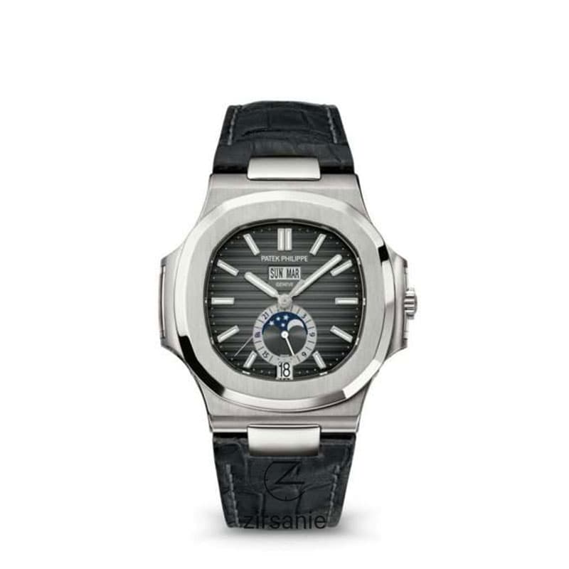 ساعت مچی مردانه پتک فیلیپ دو تقویم اتوماتیک Patek Philippe Two Automatic Calendars Black