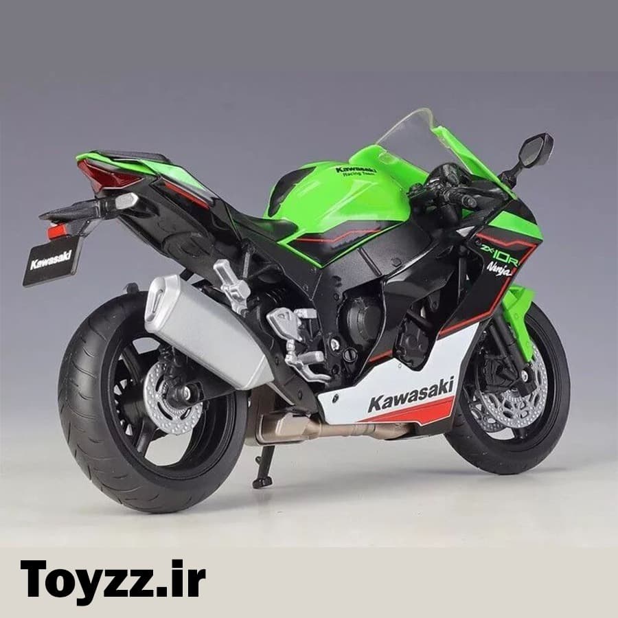 ماکت موتور ویلی طرح کاوازاکی نینجا مدل KAWASAKI NINJA ZX-10R 1:12 — تصویر ۴