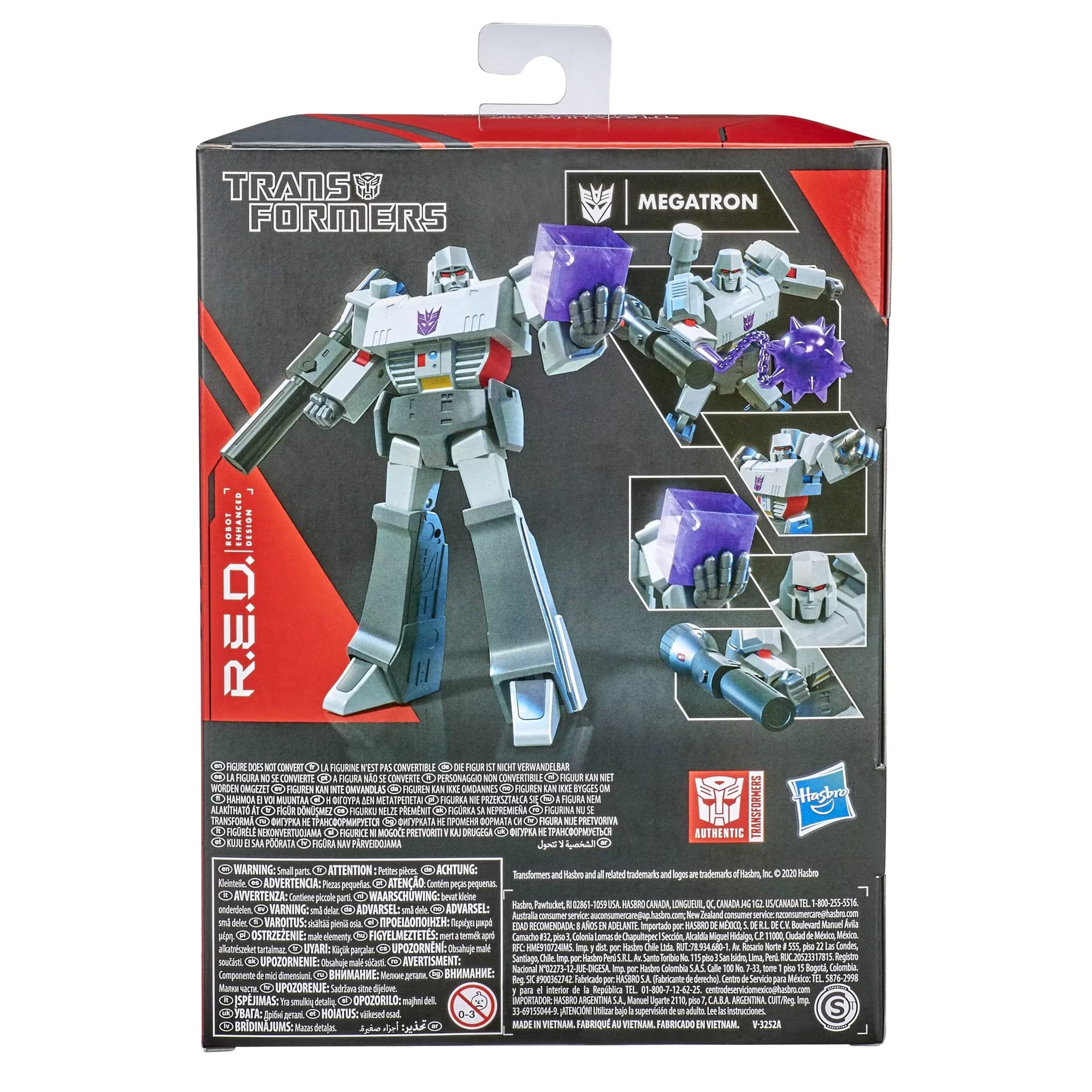 اکشن فیگور ربات ترانسفورمرز R.E.D. برند هاسبرو طرح مگاترون MEGATRON — تصویر ۸