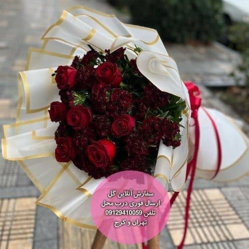 سفارش گل همراه با خرید کیک تولد رژیمی