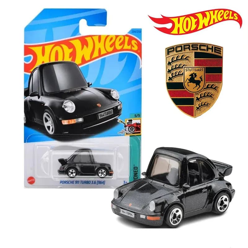 ماکت ماشین هات ویلز مدل پورشه PORSCHE 911 TURBO 3.6