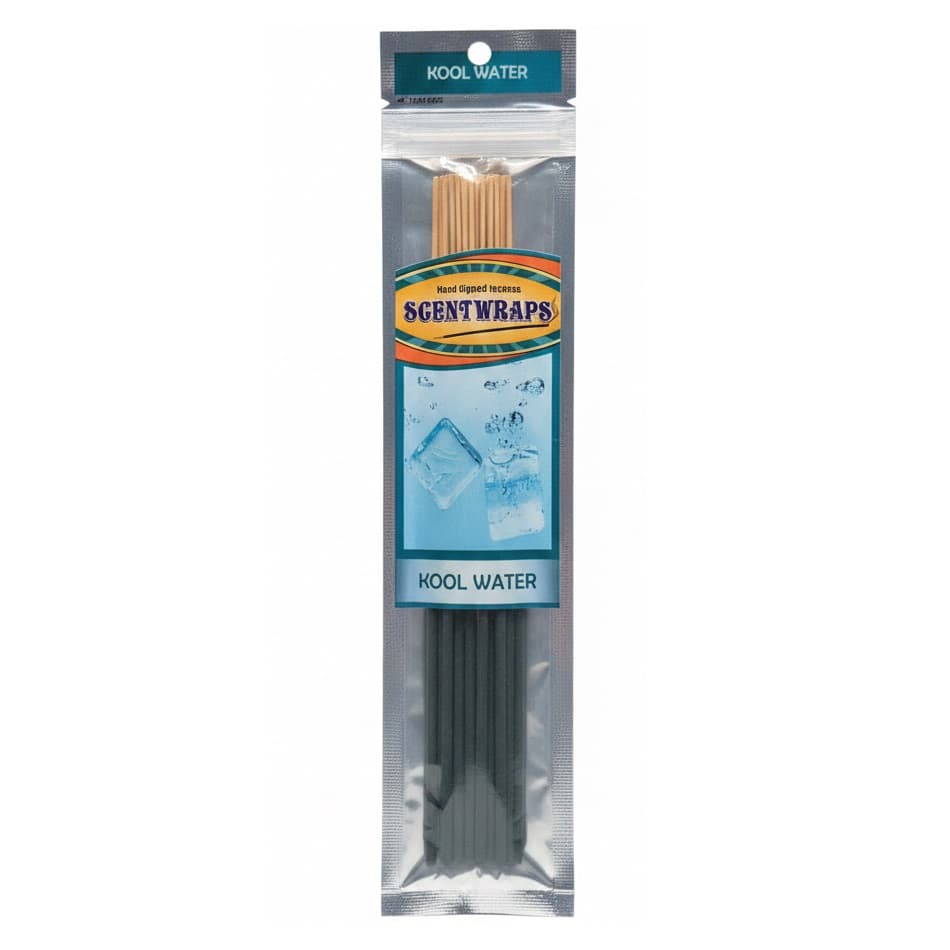عود دستساز همِ Hem SGENTWRAPS KOOL WATER بسته 12 عددی