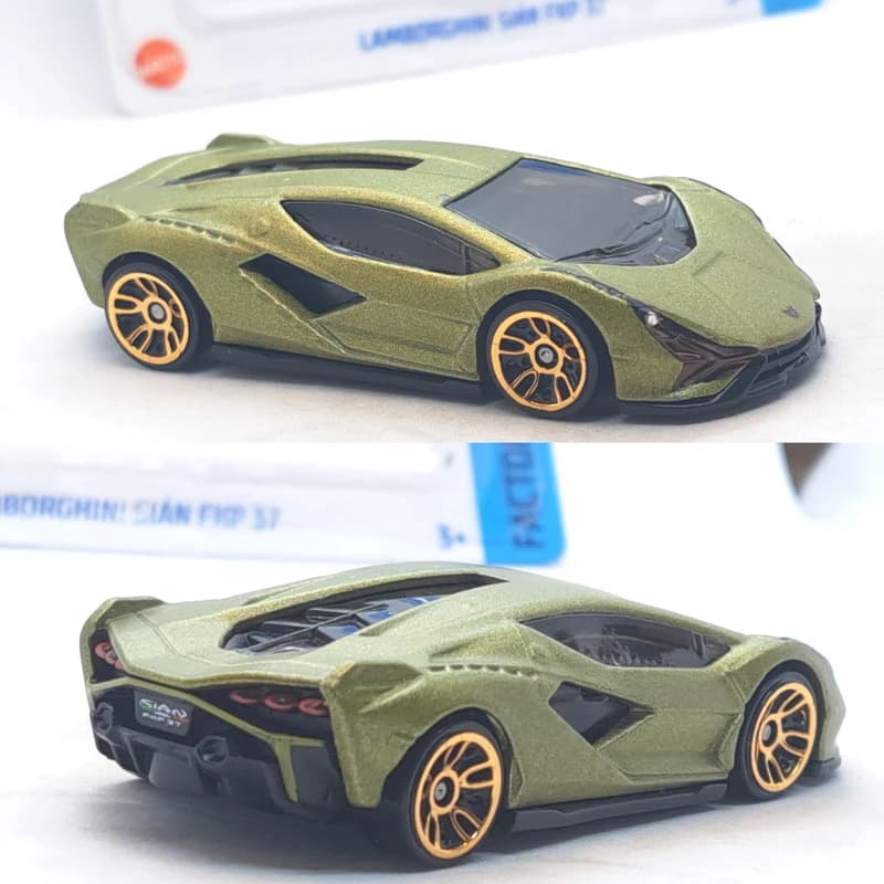 ماکت ماشین هات ویلز مدل لامبورگینی Lamborghini Sian FKP 37 — تصویر ۳