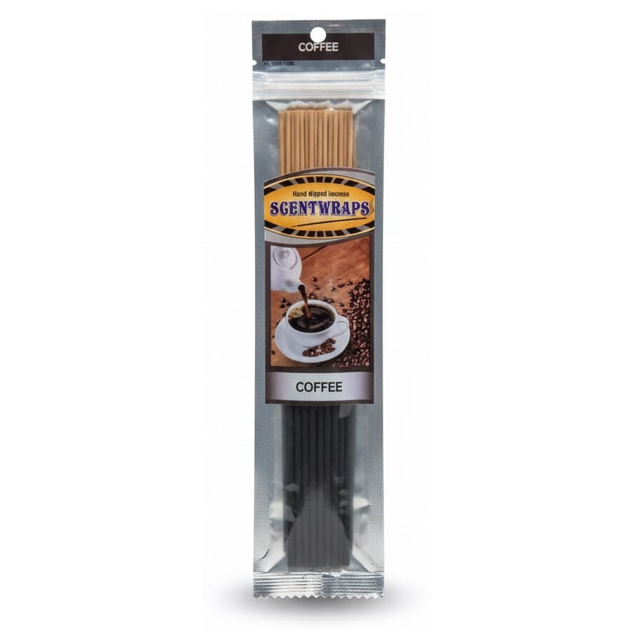 عود دستساز همِ رایحه قهوه Hem SGENTWRAPS coffee بسته 12 عددی