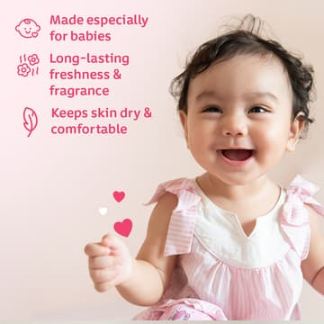 پودر بچه جانسون Johnsons Blossoms رایحه شکوفه و گل وزن 500 گرم — تصویر ۴