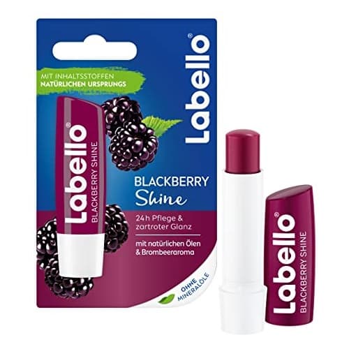 بالم لب لابلو Labello Black Berry Shine درخشان کننده لب وزن 4.8 گرم