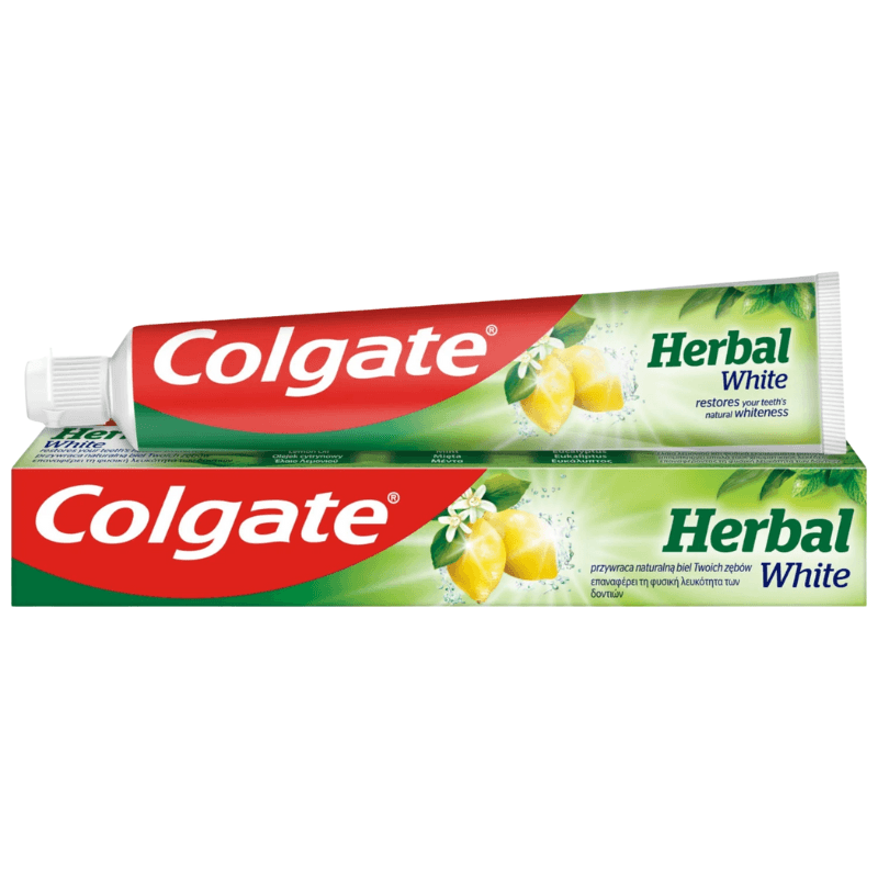 خمیردندان گیاهی سفیدکننده کولگیت با روغن لیمو Colgate Herbal White حجم 75 میل