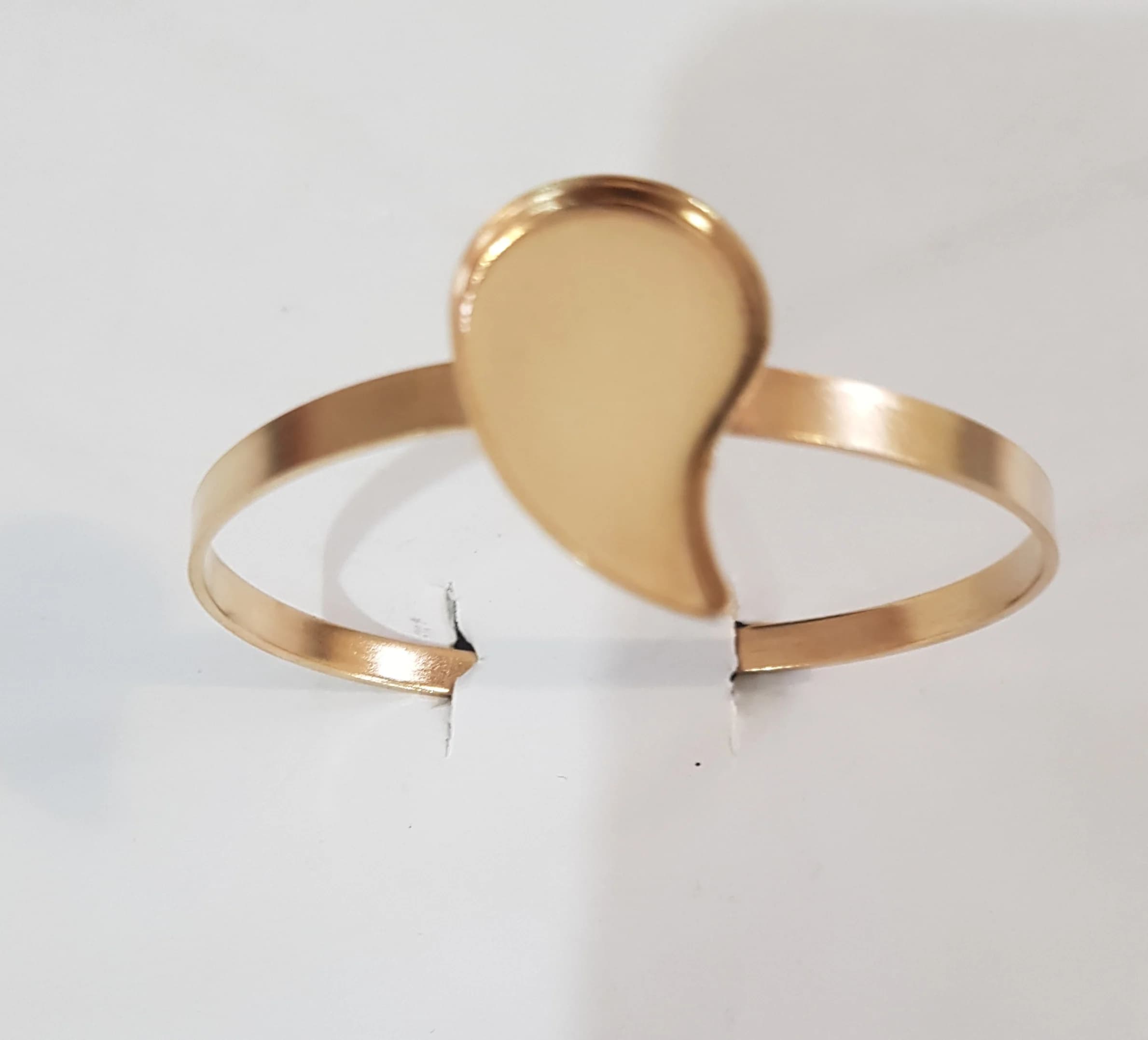 النگوی برنجی مدل بته جغه