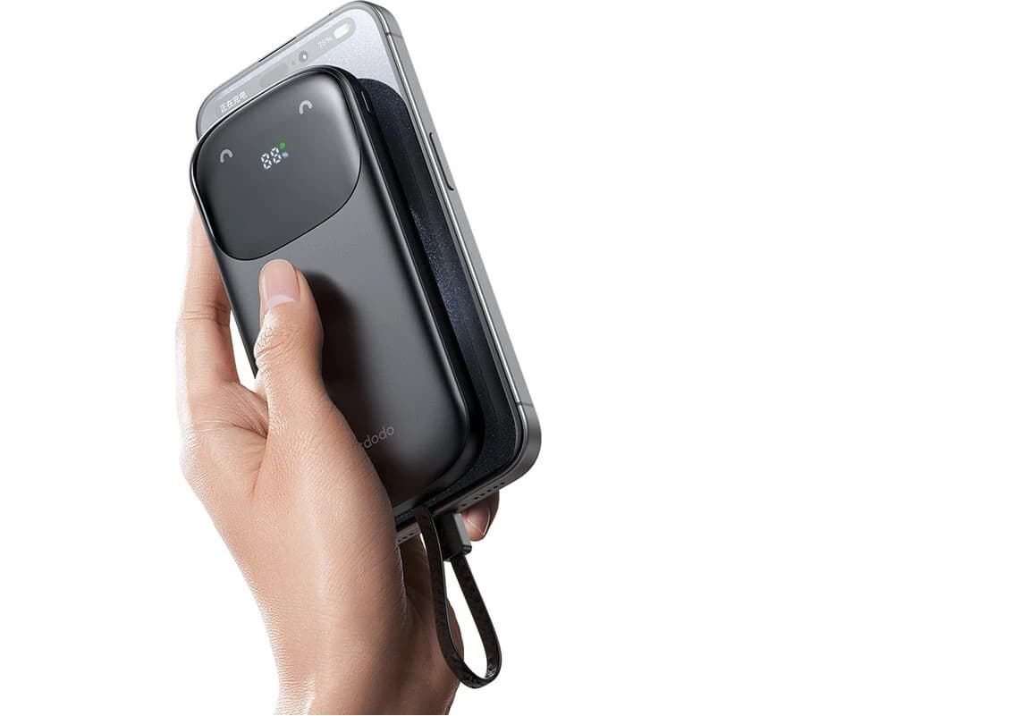 پاور بانک فست شارژ مک دودو EmoPower MC-852 QC PD 22.5W ظرفیت 10000 میلی آمپر ساعت — تصویر ۱۱