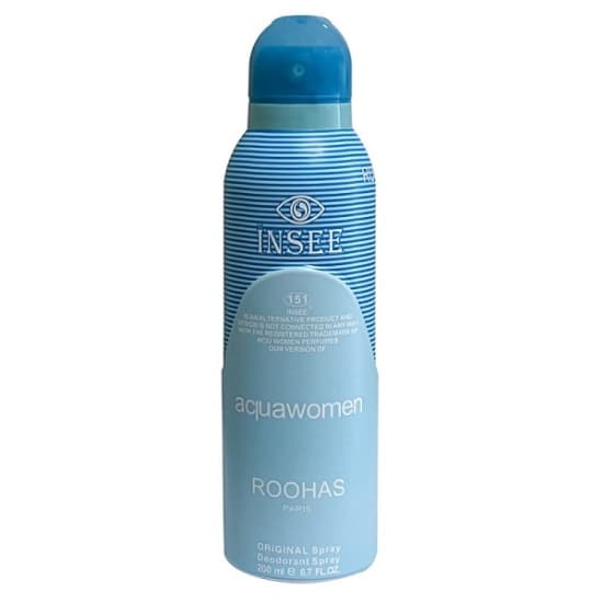 اسپری بدن زنانه اینسی مدل 200ml Aquawomen