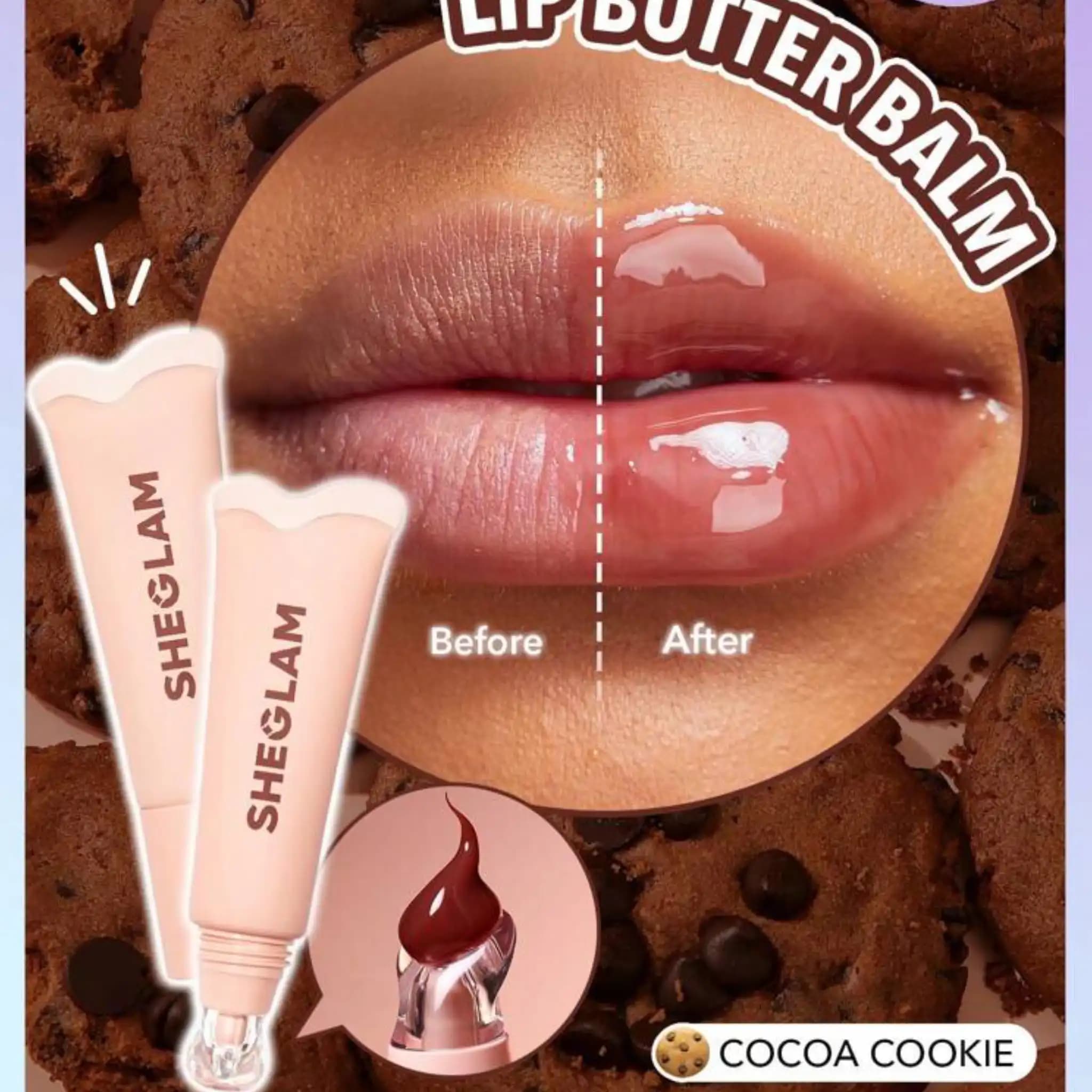 لیپ گلاس کریستالی آبرسان شیگلم Sheglam Crystal Glaze رنگ Cocoa Cookie حجم 10 میل — تصویر ۱۱