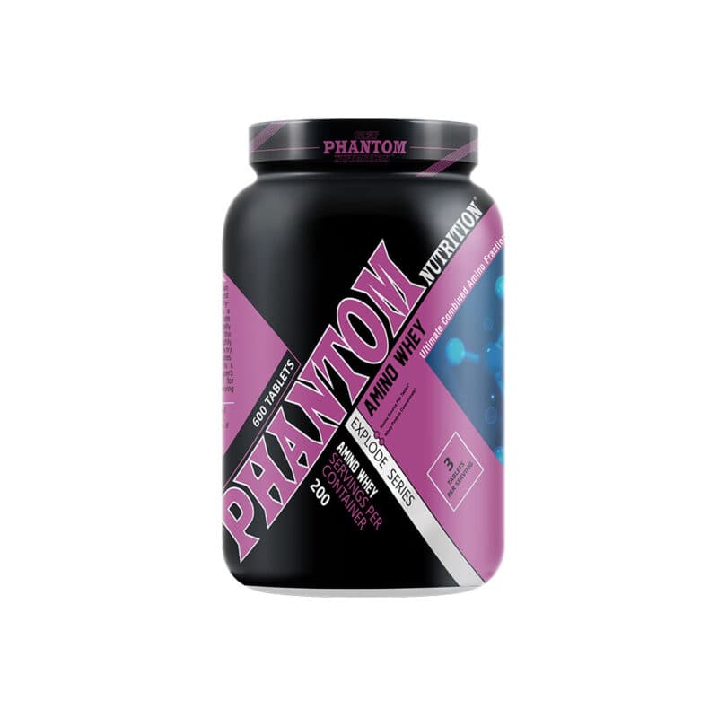 قرص آمینو وی فانتوم نوتریشن 600 عددی Amino Whey Phantom 600tab — تصویر ۲
