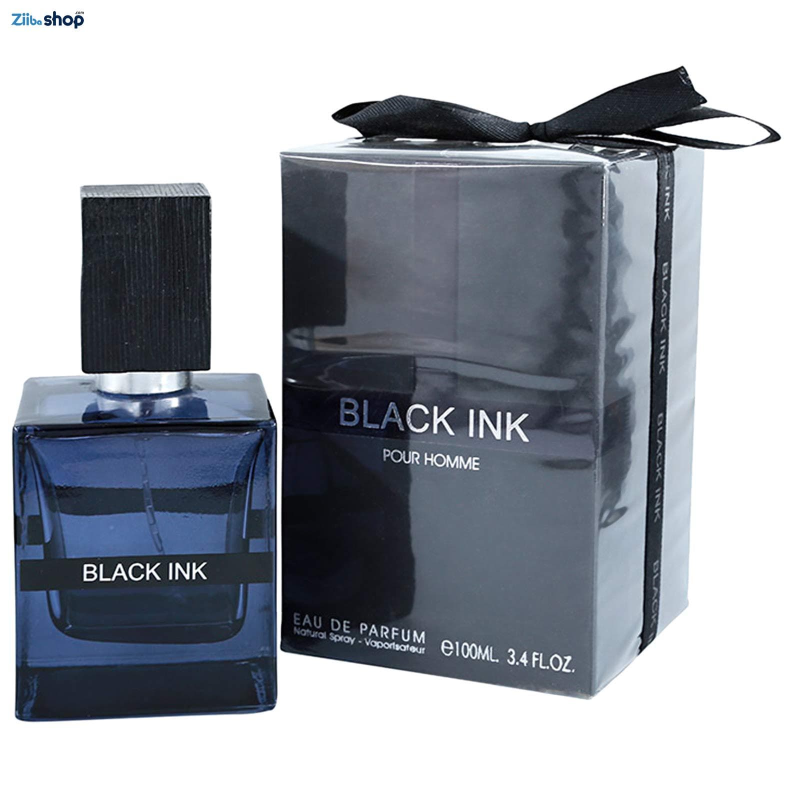 عطر ادکلن بلک اینک لالیک مشکی مردانه فراگرنس ورد Black Ink Fragrance world — تصویر ۳