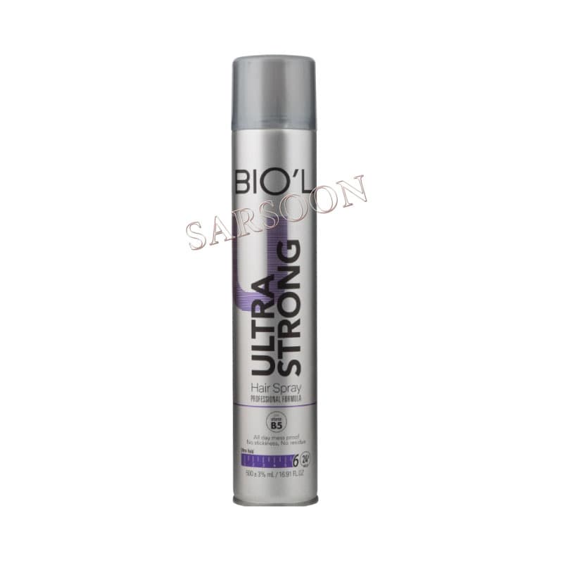 اسپری موی سر خیلی قوی بیول مدل Ultra حجم 500 میلی لیترBiol Ultra Hair Spray