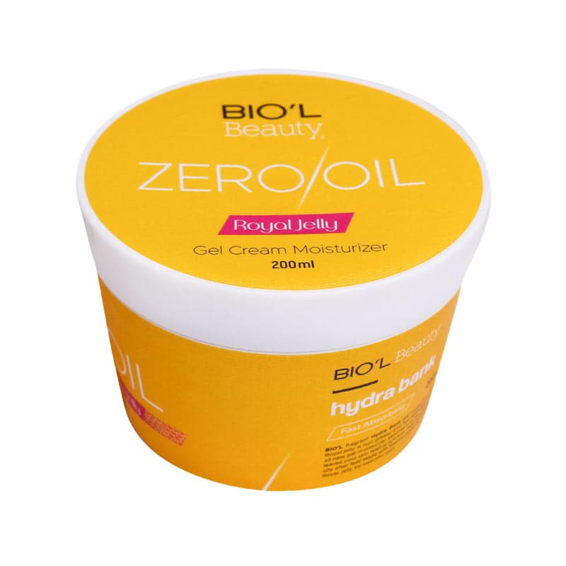 کرم ژل مرطوب کننده Zero Oil بیول حاوی عصاره رویال ژلی ۲۰۰ میلی لیتر Biol Gel Cream Moisturizer Royal jelly Zero Oil
