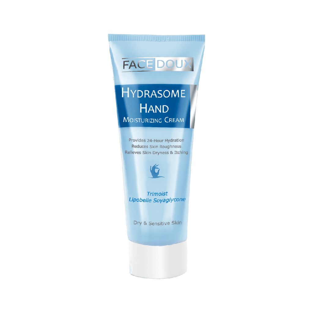 کرم مرطوب کننده دست هیدرازوم فیس دوکس مناسب پوست های خشک و حساس ۷۵ میلی لیتر Facedoux Hydrasome Hand Cream ۷۵ ml