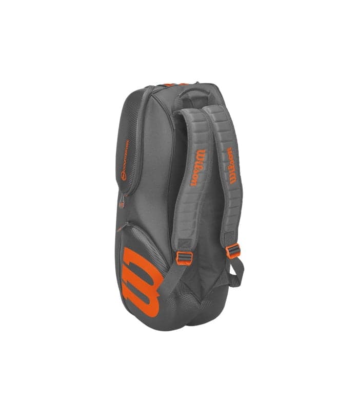ساک تنیس ویلسون Burn Grey/Orange 9 Pack — تصویر ۴