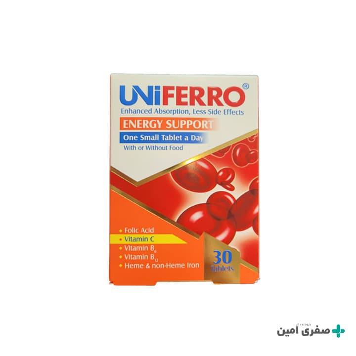 قرص یونی فرو | ابیان دارو | 30 عددی — تصویر ۲