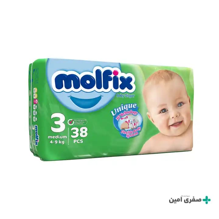 پوشک مولفیکس سایز 3