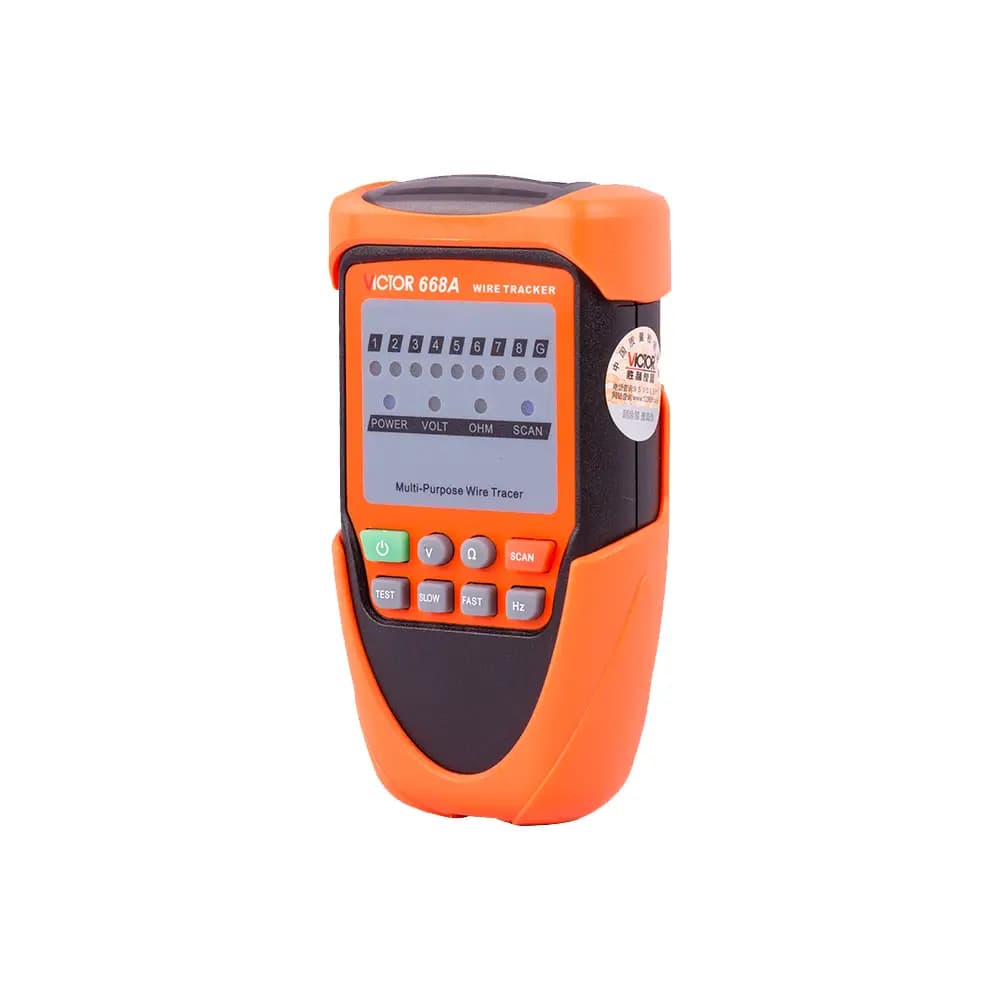 تستر شبکه و ردیاب کابل ویکتور VICTOR 668A — تصویر ۵
