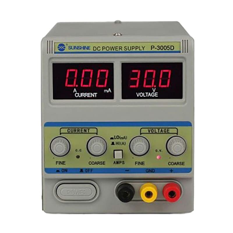 منبع تغذیه 30 ولت 5 آمپر سانشاین مدل SUNSHINE P-3005D — تصویر ۲