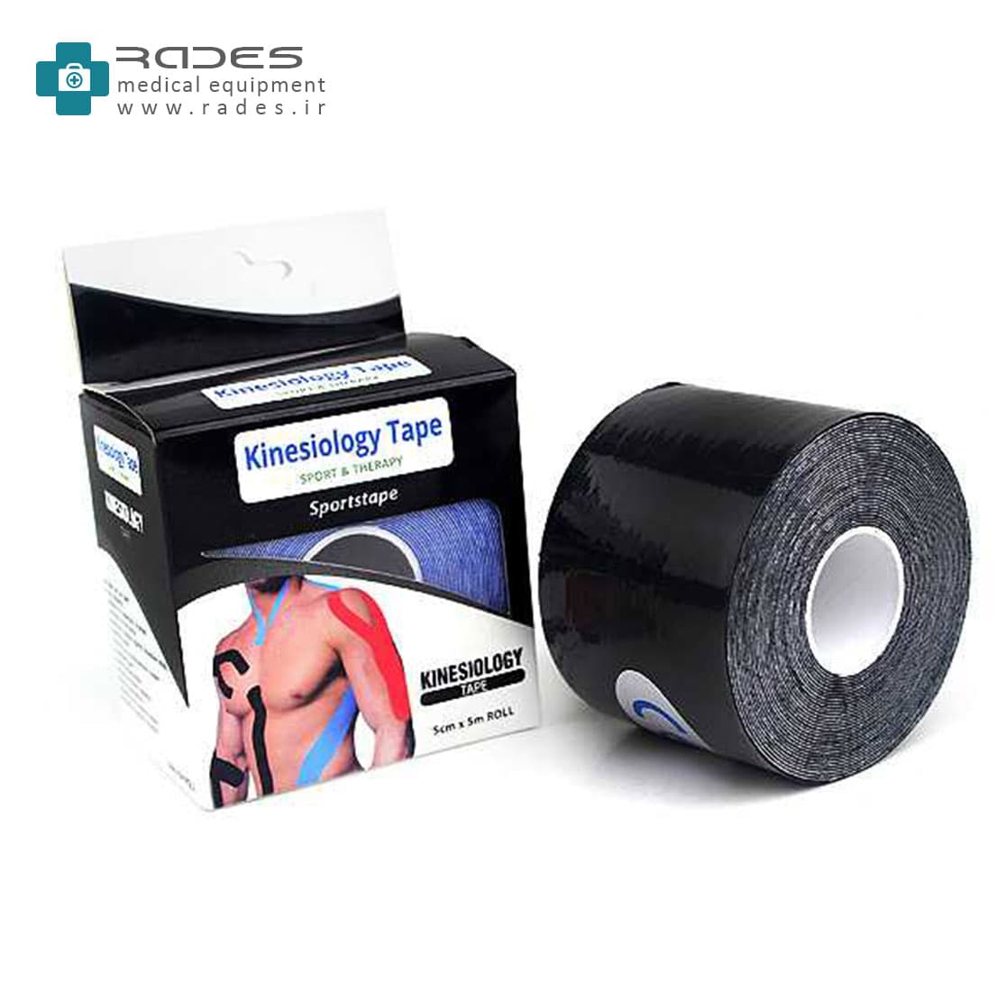 چسب عضله کنزیوتیپ | 5 متری | Kinesiology Tape — تصویر ۳