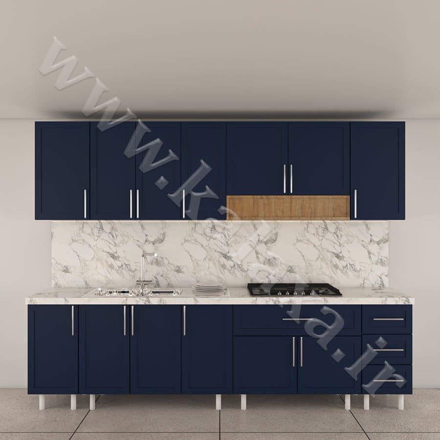 کابینت آماده ممبران نئوکلاسیک 3 متری (درب ساده)