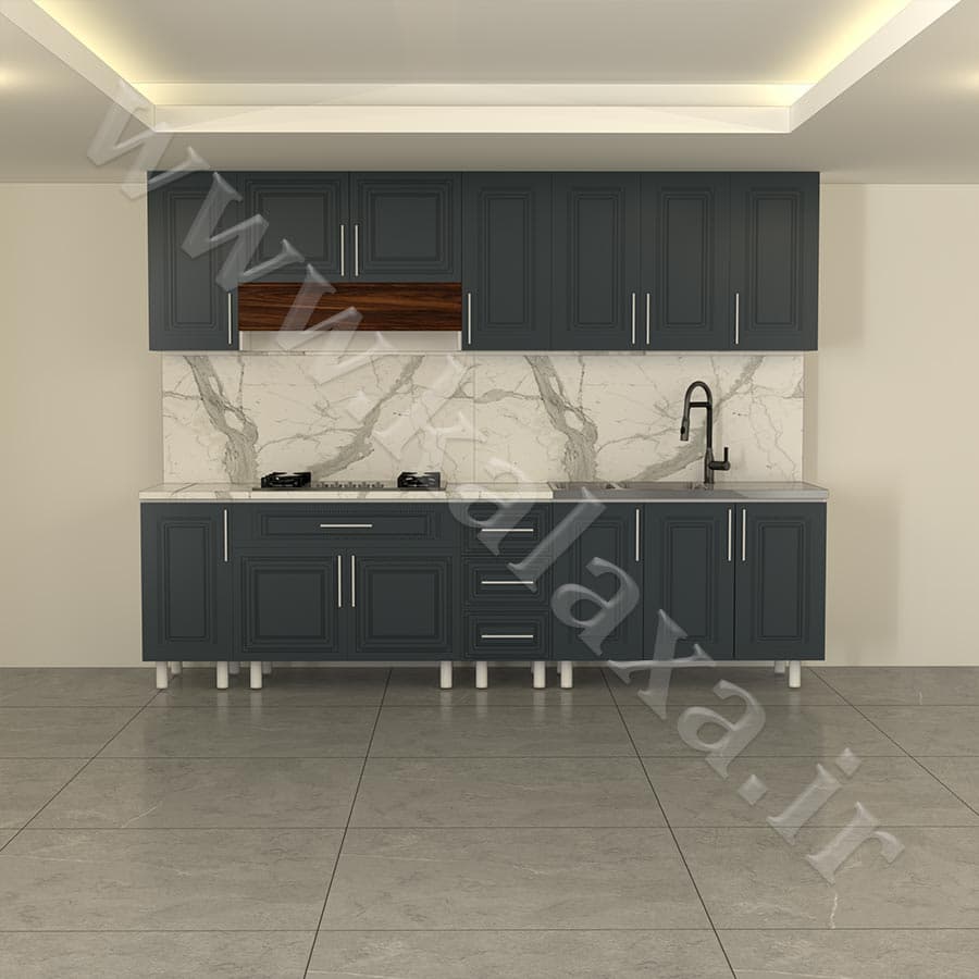 کابینت آماده ممبران کلاسیک ۳ متری (درب ساده) — تصویر ۸