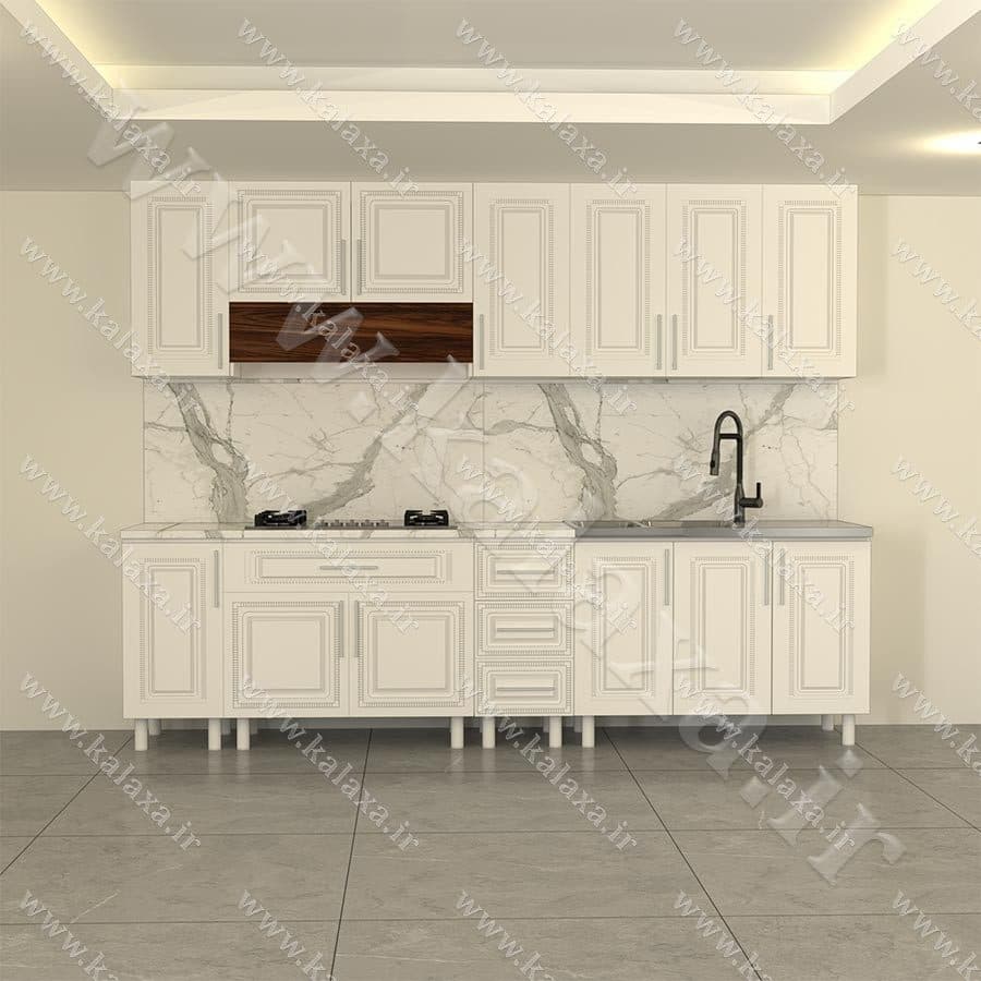 کابینت آماده ممبران کلاسیک ۳ متری (درب ساده)