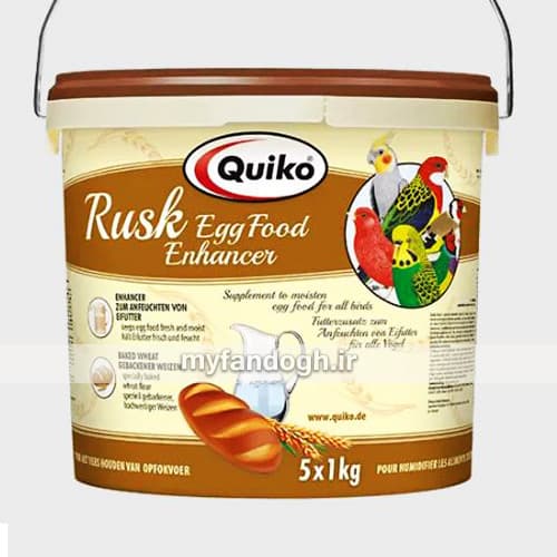 آرد سوخاری کویکو quiko rusk egg food — تصویر ۴