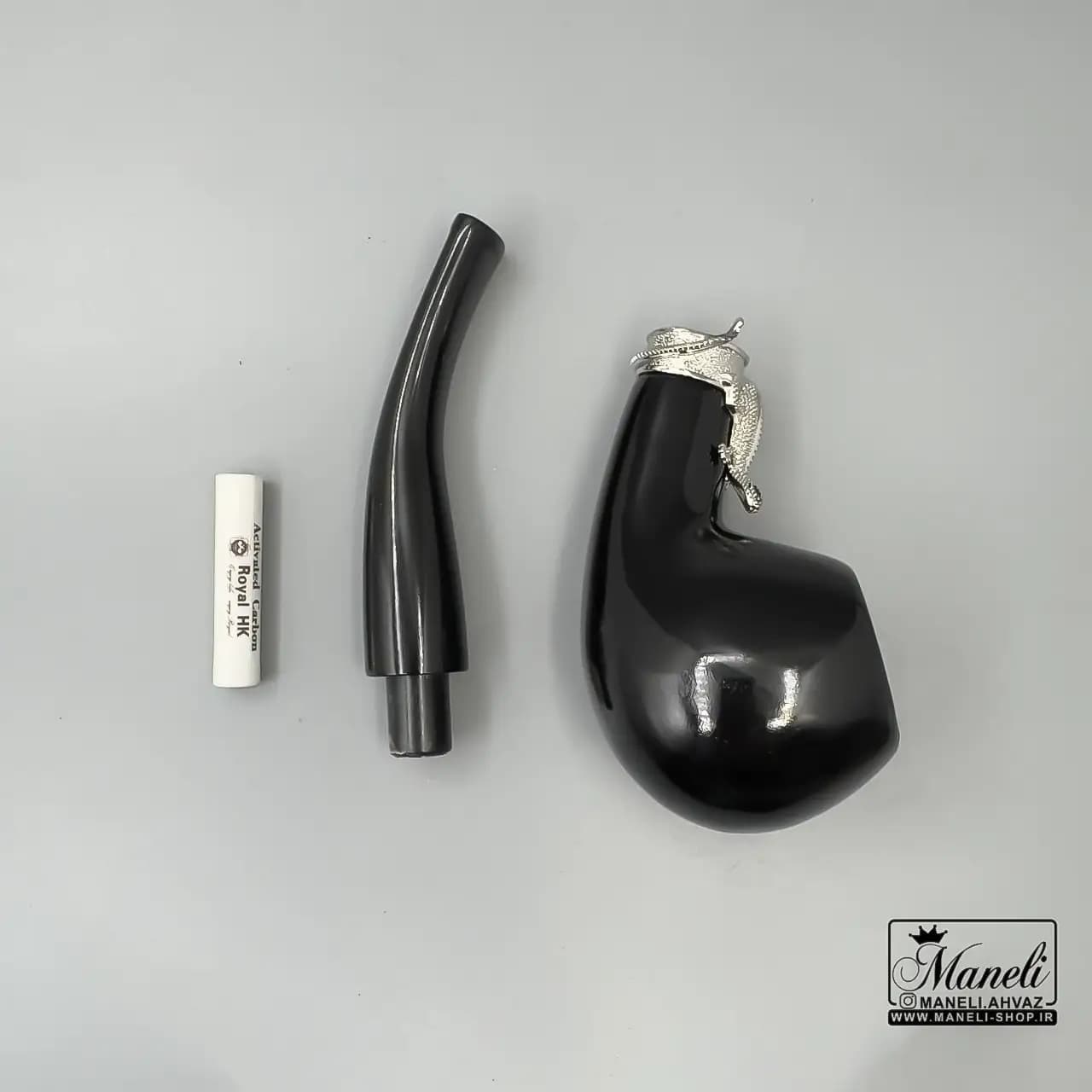 پیپ چوبی vauen با حلقه آفتاب پرست 14040651 — تصویر ۴