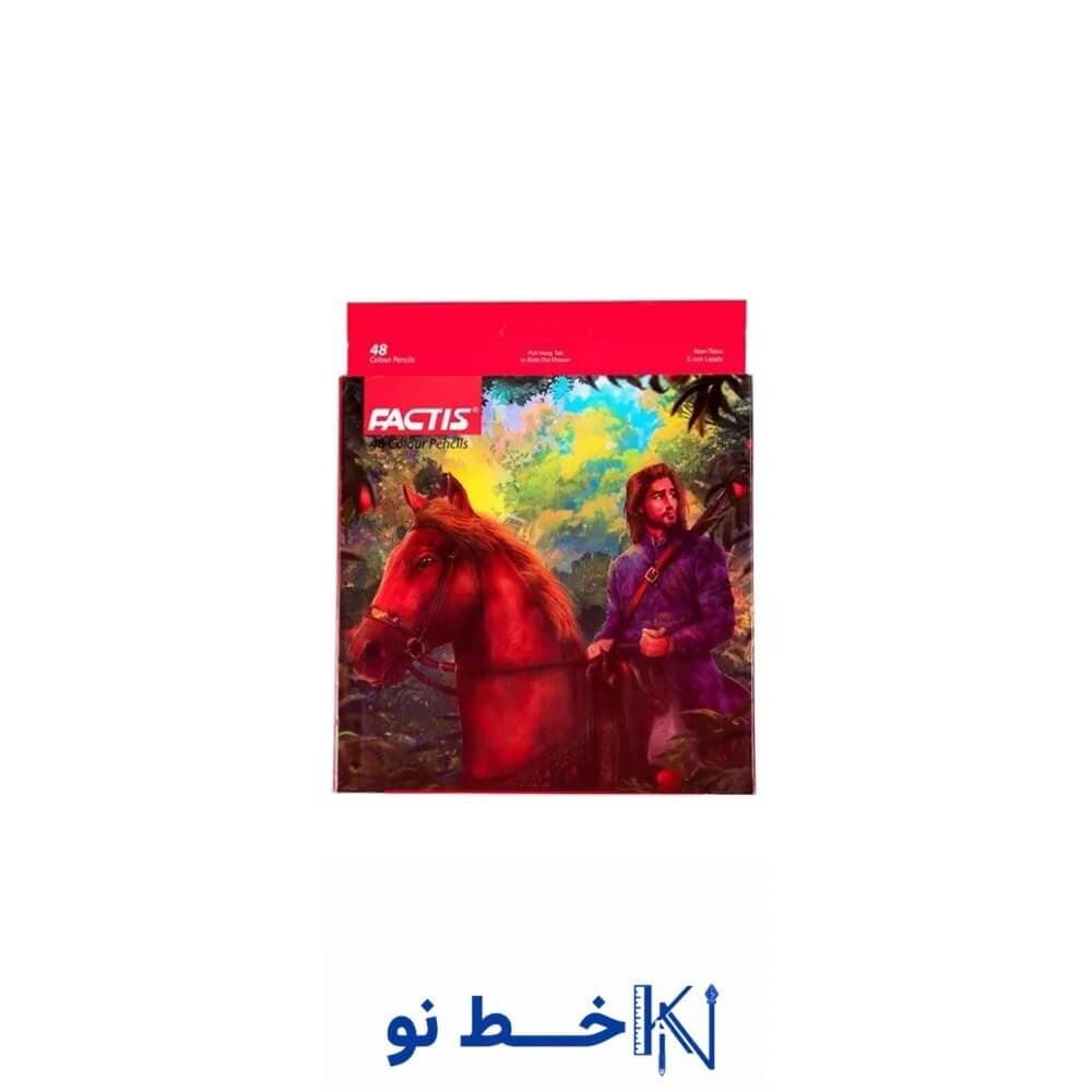 مداد 24 رنگی فکتیس مقوایی
