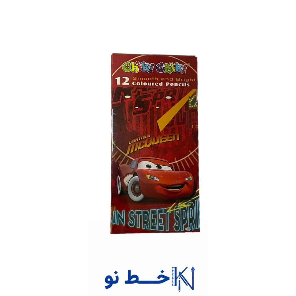 مداد 12 رنگی مقوایی چیکی جیکی