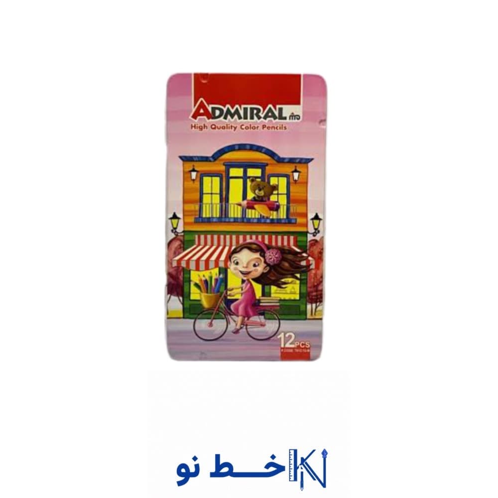 مداد 12 رنگی فلزی ام دی اف