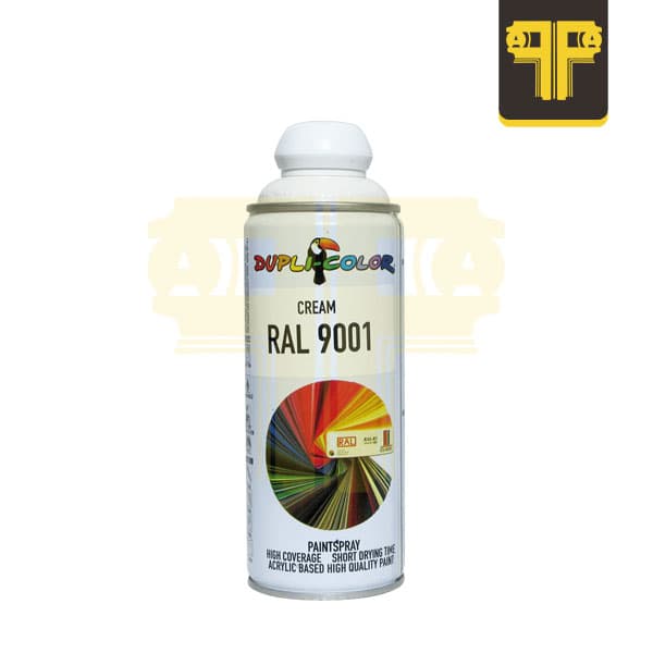 اسپری رنگ کرم رال دوپلی کالر کد Dupli-Color RAL 9001