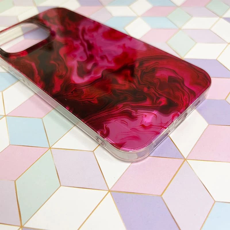قاب گوشی iPhone 15 Pro Max آیفون Red Wine کد 787 — تصویر ۳