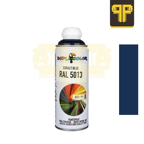 اسپری رنگ آبی کبالت رال دوپلی کالر کد Dupli-Color RAL 5013