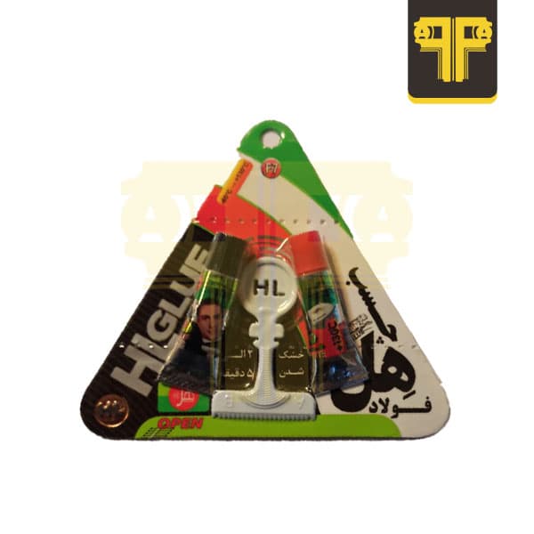 چسب دوقلو فولاد هل مدل HL Glue F17