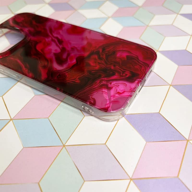 قاب گوشی iPhone 13 Pro آیفون Red Wine کد 787 — تصویر ۳