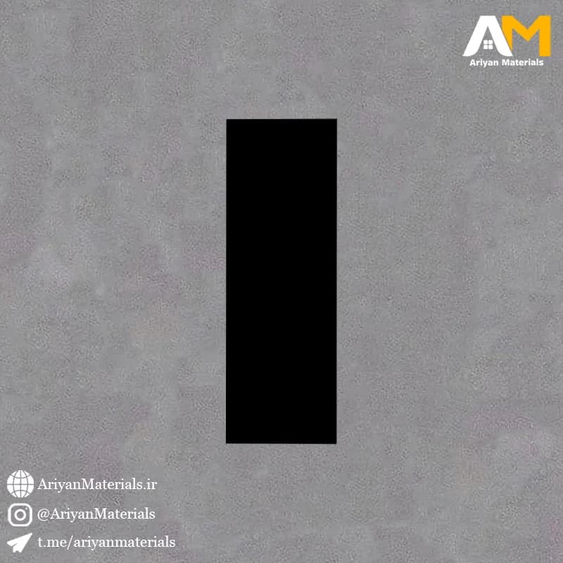 سرامیک دیواری طرح مشکی ساده 120*40
